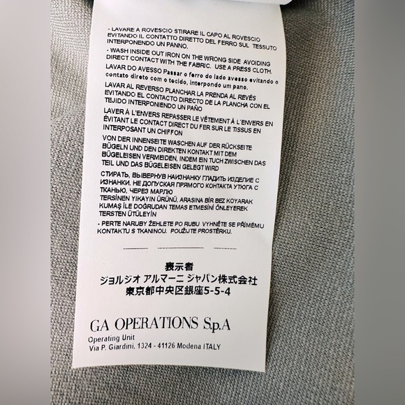 Emporio Armani Cap Sleeve Jersey Dress Italian Size 48 or US size 12 - Picture 15 of 15